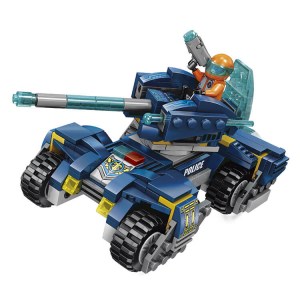 Wholesale Tech Police Building Toys Bricks Armored Vehicles Kit